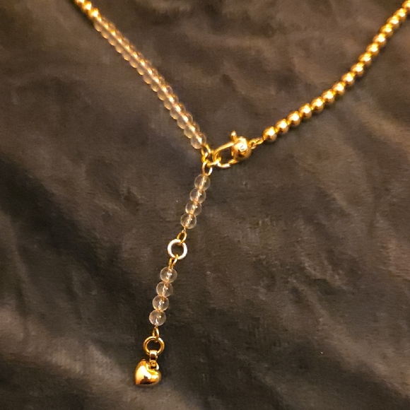 Jenny Bird Gold and Glass Beaded Choker - Picture 2 of 7